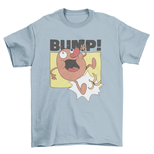 Funny potato cartoon character t-shirt design